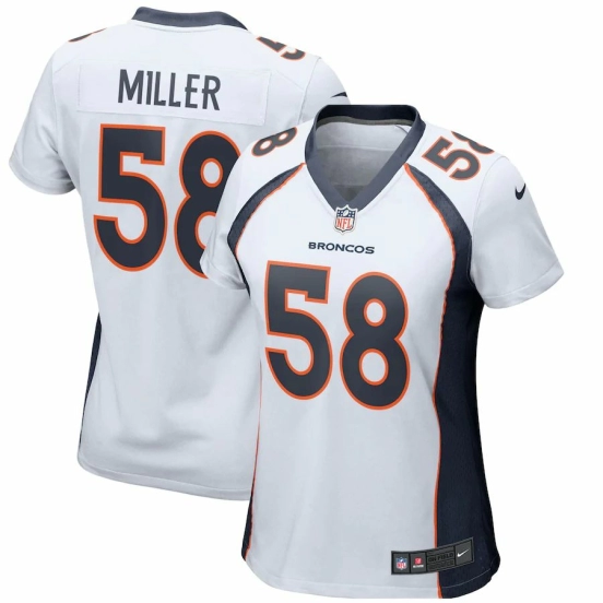Women's Von Miller White II Player Limited Team Jersey