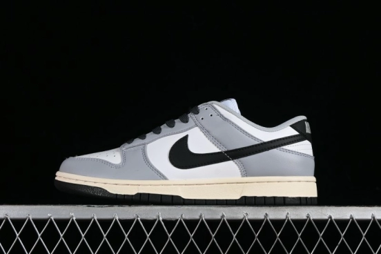 Nike Dunk Low SB Light Smoke Grey White Grey Casual Skate Shoes - DD1503-117