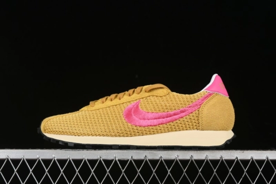 Stussy x Nike Roshe Run LD-1000 Comfortable Versatile Non-Slip Durable Waffle Low-Top Casual Running Shoes - FQ5369-700