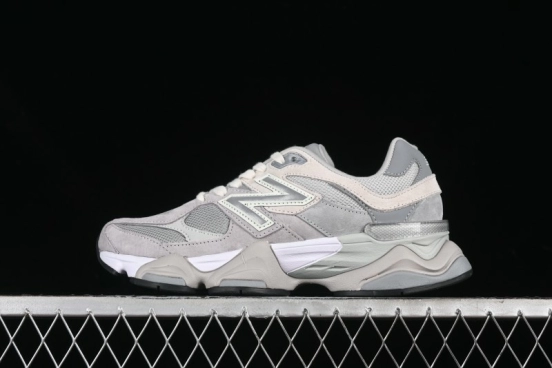 New Balance NB9060 Series Retro Casual Running Shoes with ABZORB Cushioning - U9060JCG