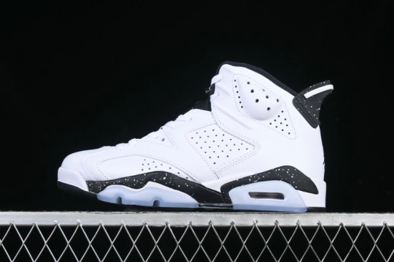 Nike Air Jordan 6 Retro White And Black Basketball Shoes - CT8529-112