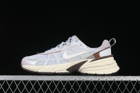 Nike Runtekk V2K Retro Low-Top Running Shoes with Cushlon Foam Midsole - FD0736-202