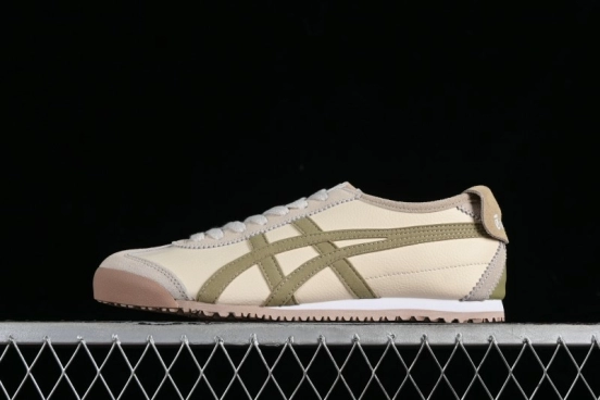 Onitsuka Tiger Mexico 66 Low-Top Leather Casual Running Shoes - 1183C076-101