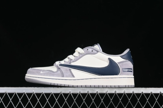 Nike Travis Scott x Fragment Design x Air Jordan 1 Low OG SP AJ1 Supreme Collaboration Sneakers - DM9288-006