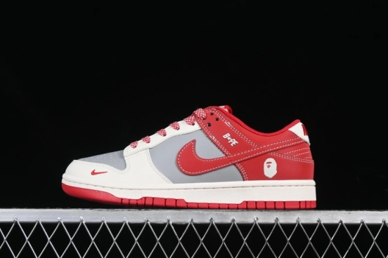 Nike SB Dunk Low BAPE Collaboration Anniversary High-End Custom Sneakers - BB8969-008