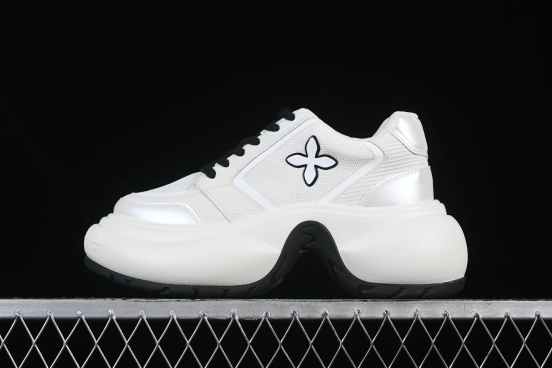 SMFK FUTURE RIPPLE Low-Top Fashion Sports Lifestyle Casual Shoes in White - AJD4