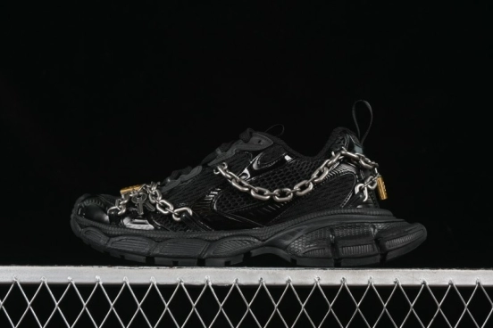 Balenciaga Phantom Sneaker 3XL Running Shoes with Transparent Heel Strap - W3XPL1882