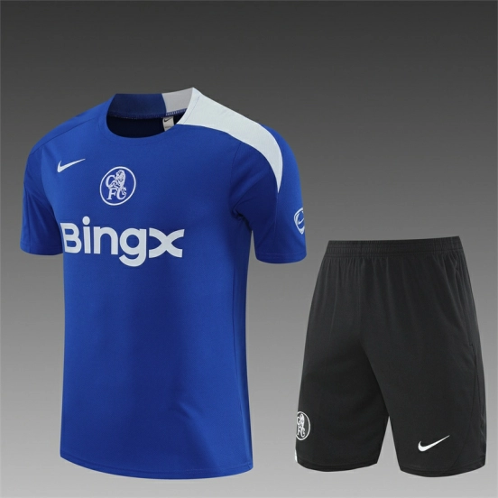25/26 Chelsea Blue T90 with XS Short Sleeve+Soccer Shorts