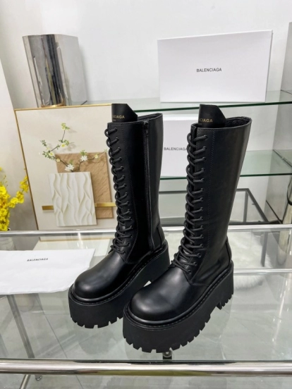 Balenciaga 2025/SS Thick Sole Ankle Boots Heavy Craftsmanship - LY00440