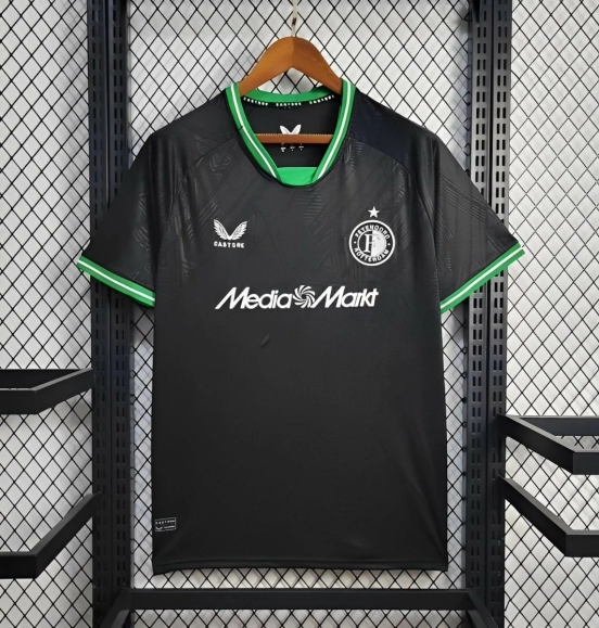 24/25 Feyenoord Rotterdam Away Black Jersey