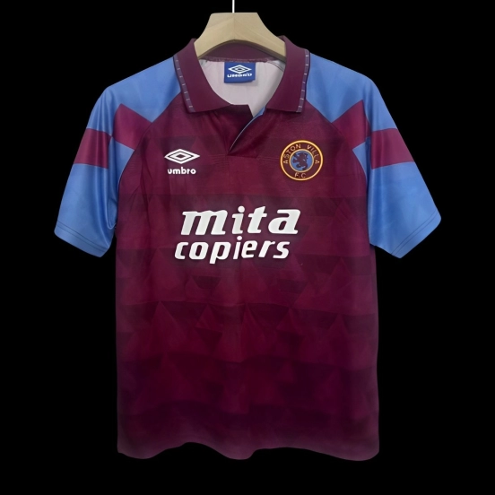 Retro 90/92 Aston Villa Home Jersey
