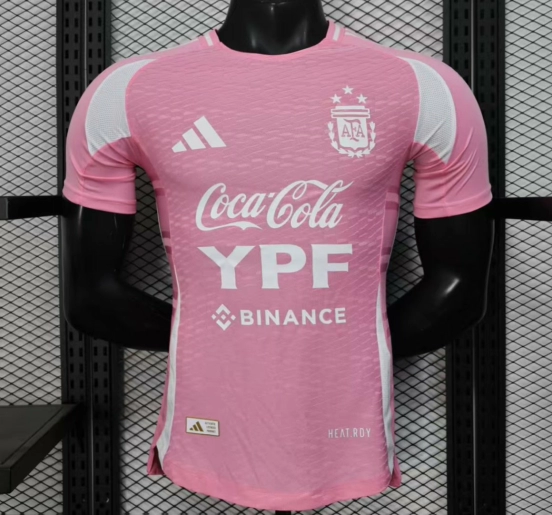 Player Version 2025 Argentina National Team Pink Training Jersey