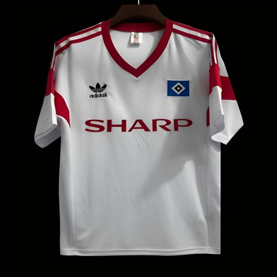 Retro 88/89 Hamburger SV Home Jerey