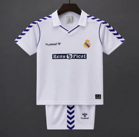 Retro 88/90 Real Madrid Home Jersey